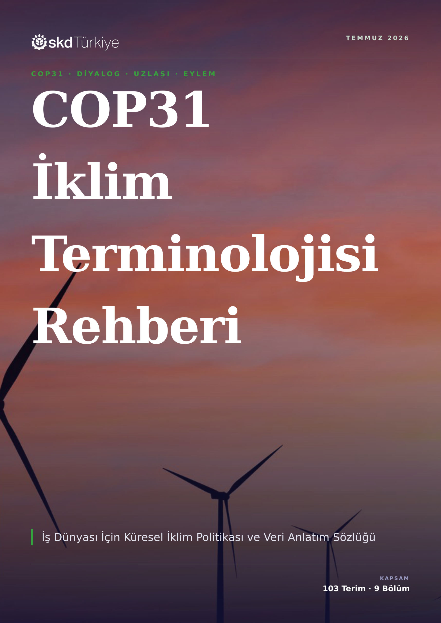 COP31 İklim Terminolojisi Rehberi kapağı